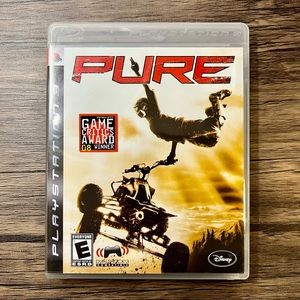 Pure Sony PlayStation 3, 2008 PS3 Video Game CIB Complete w/ Manual